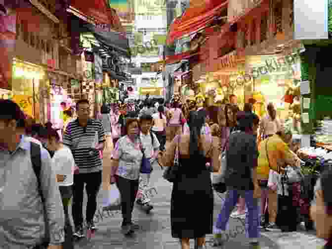 A Bustling Street Food Market In China, With Vendors Selling A Variety Of Dishes. A Tiger In The Kitchen: A Memoir Of Food And Family