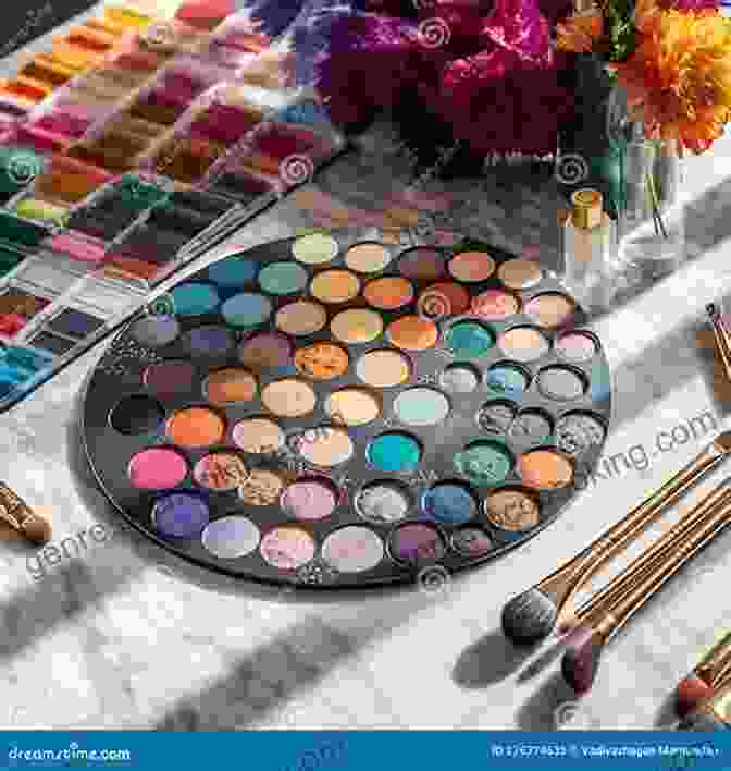 A Makeup Palette With Vibrant Eyeshadows And Brushes Lauren Conrad Beauty Lauren Conrad