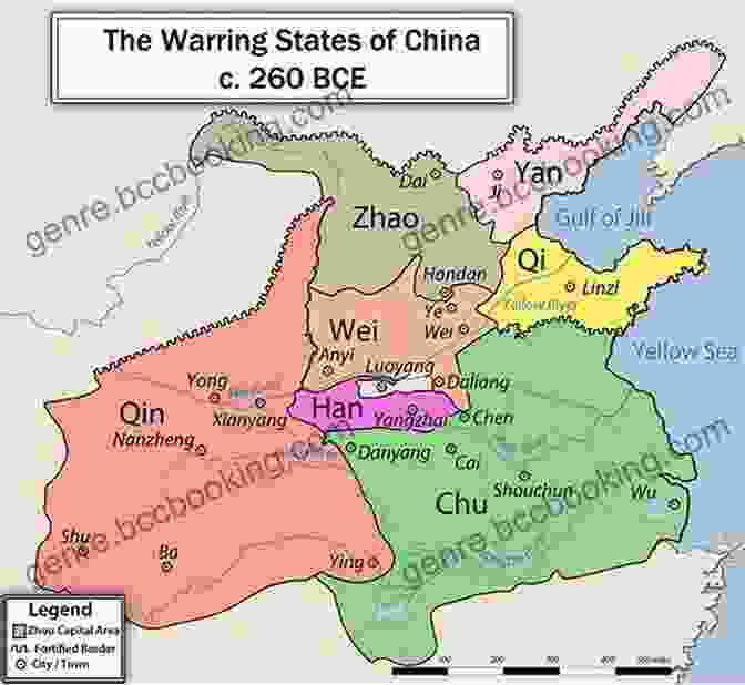 A Map Of Ancient China During The Warring States Period Ancient China 2070 BC To 1912 AD (History 2)