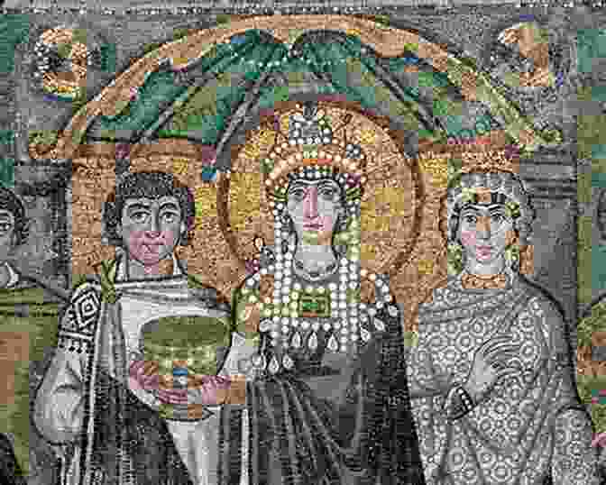 A Mosaic Of The Emperor Justinian And His Wife, Theodora, In The Church Of San Vitale In Ravenna, Italy. New Rome: The Empire In The East