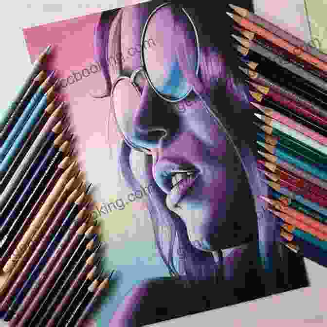 A Vibrant Colored Pencil Portrait Of A Woman, Showcasing The Harmonious Use Of Colors And A Balanced Composition That Draws The Viewer's Attention Create Realistic Portraits With Colored Pencil