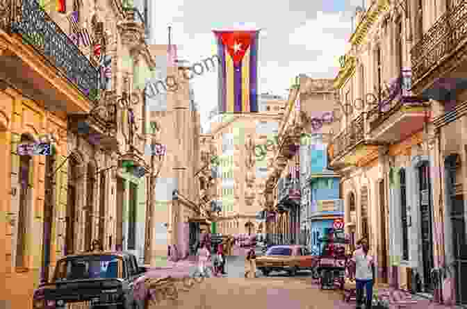 A Vibrant Street Scene In Havana, Capturing The City's Energetic Atmosphere Havana Travel Guide: With 100 Landscape Photos