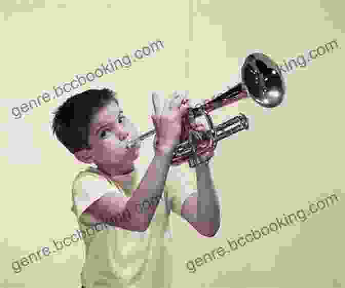 A Young Boy Playing The Horn, With A Determined Expression On His Face Play Louis Play : The True Story Of A Boy And His Horn