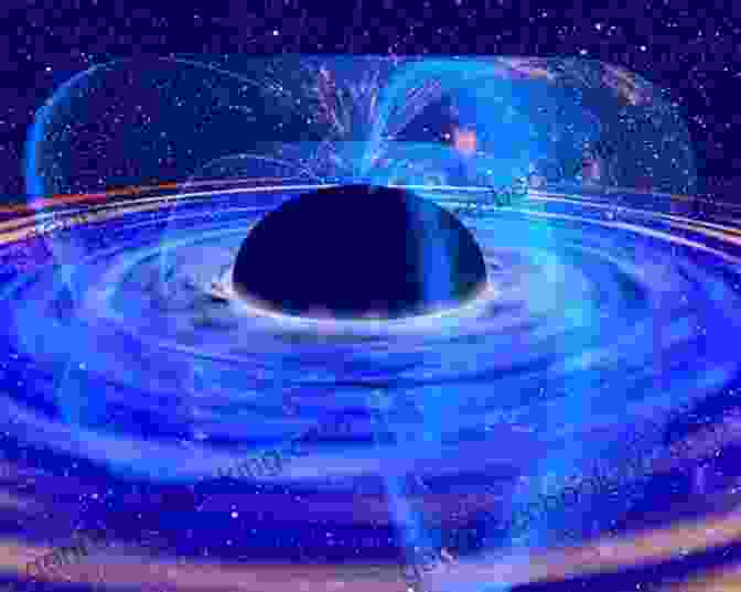 An Illustration Of A Black Hole, With A Swirling Accretion Disk And A Dark Central Point. Chasing Space Young Readers Edition