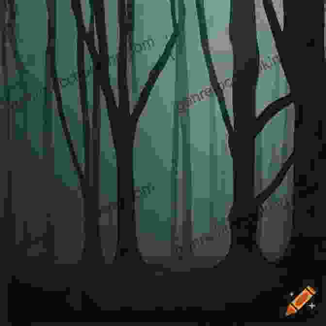 Book Cover Of The Tale Of Twisted Creek With An Eerie Forest And A Shadowy Figure The Tale Of Twisted Creek