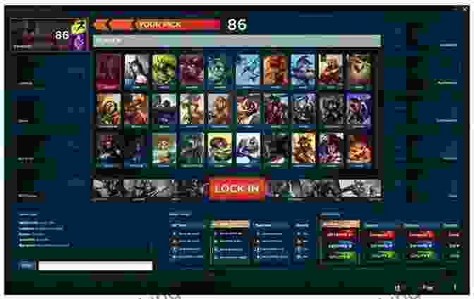 Champion Selection Screen, Showcasing A Diverse Lineup Of Champions. League Of Legends Beginners Guide: Champions Abilities Runes Summoner Spells Items Summoner S Rift And Strategies Jungling Warding Trinket Guide Freezing In Lane Trading In Lane Skins