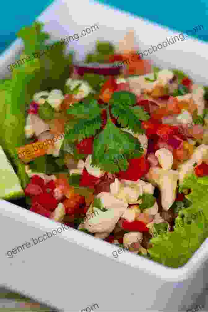 Conch Ceviche: A Tantalizing Blend Of Fresh Conch, Citrus, And Spices, Reflecting The Cuban Influence In The Florida Keys The Flavors Of The Florida Keys