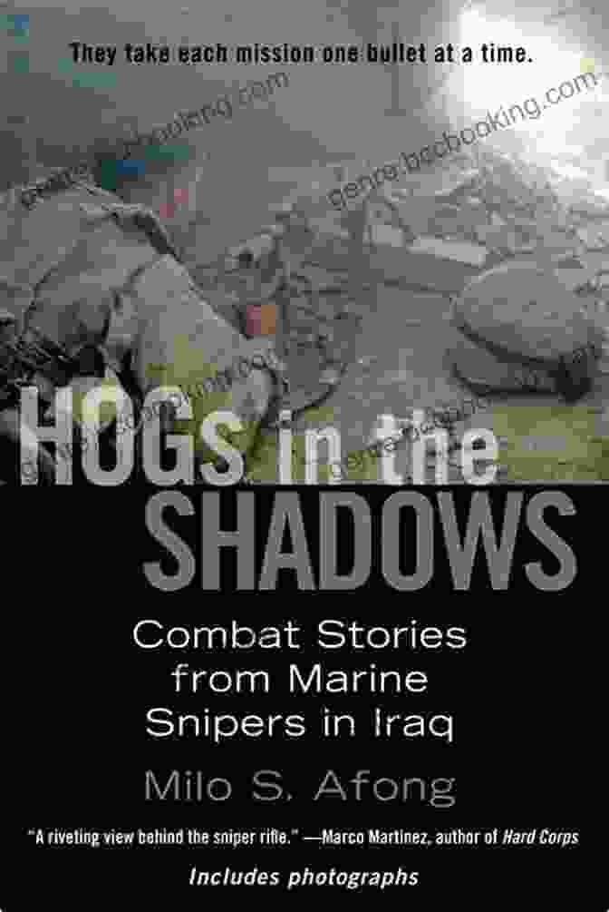 Hogs In The Shadows Book Cover Featuring A Dark And Mysterious Forest Scene Hogs In The Shadows: Combat Stories From Marine Snipers In Iraq