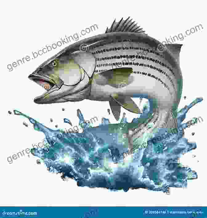 Image Of A Striped Bass Leaping Out Of The Water 250 Amazing Fishing Tips: The Best Tactics And Techniques To Catch Any And All Game Fish