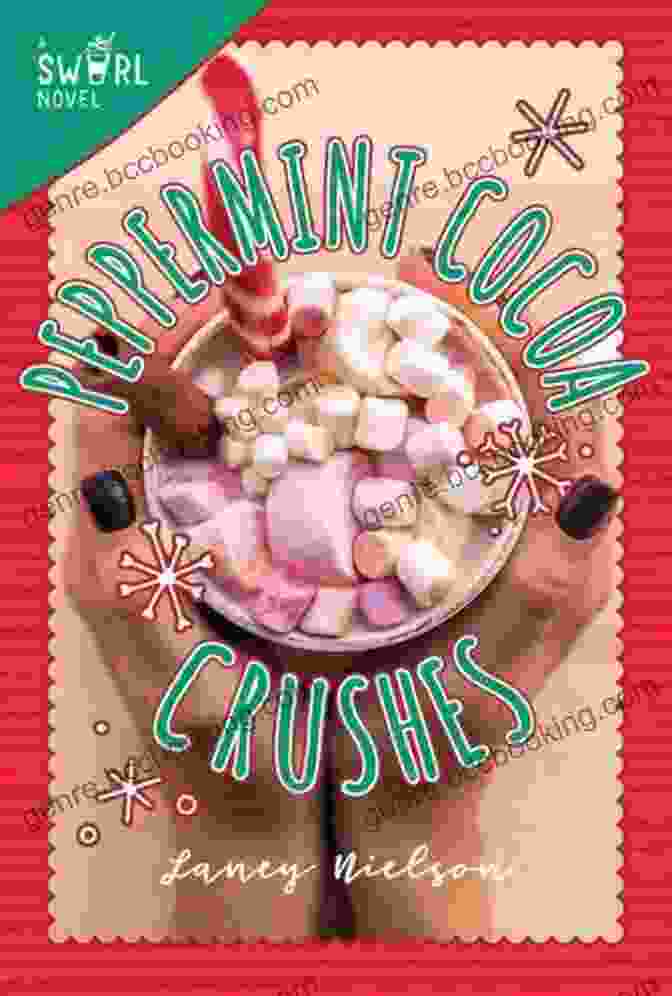 Peppermint Cocoa Crushes Swirl Book Cover With Festive Christmas Lights And Ornaments Peppermint Cocoa Crushes: A Swirl Novel