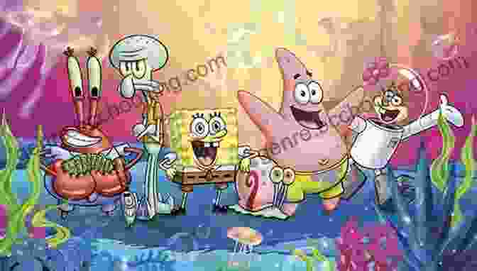 SpongeBob SquarePants And His Friends Laughing Together UFO (SpongeBob SquarePants) Louise Folger
